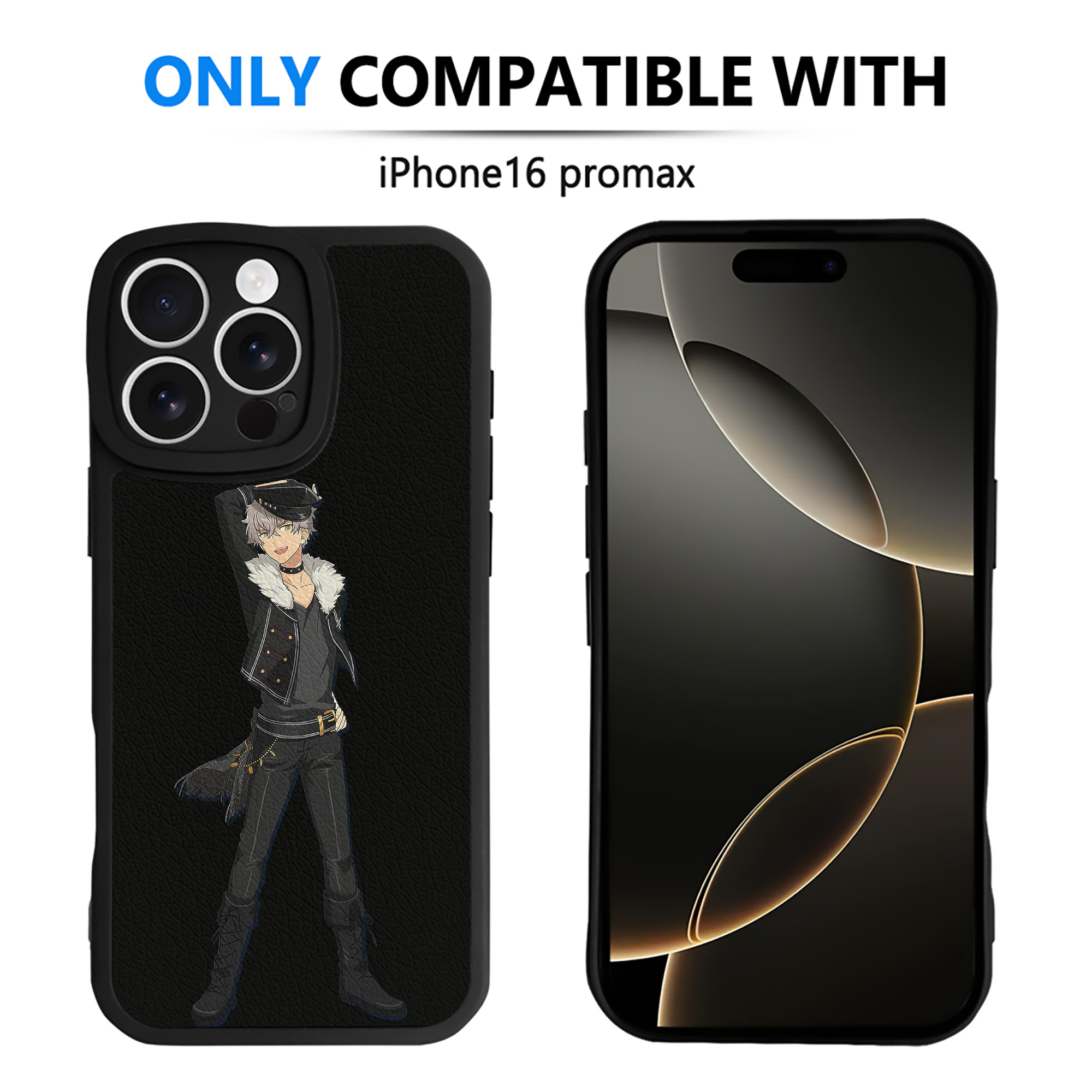 （画像用） あんさんぶるスターズ! Ensemble Stars 【iPhone 16シリーズ対応】シリコンスマホケース（レザー調） 材質：シリコン